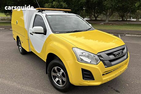 White 2020 Isuzu D-MAX Cab Chassis Sx Hi-Ride (4X2)