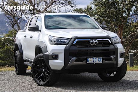 White 2023 Toyota Hilux Double Cab Pick Up Rogue (4X4)