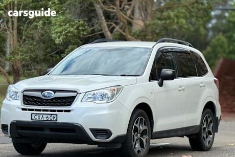 White 2014 Subaru Forester Wagon 2.5I