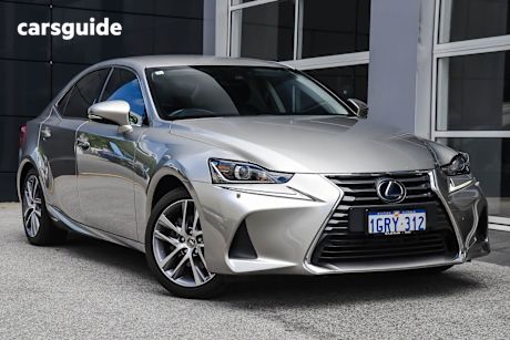 Silver 2018 Lexus IS300H Sedan Luxury Hybrid