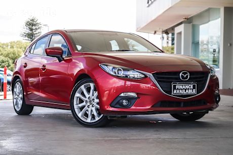 Red 2015 Mazda 3 Hatchback Sp25