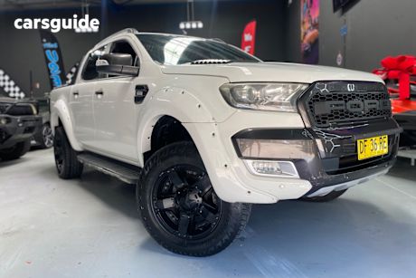 White 2015 Ford Ranger Dual Cab Pick-up Wildtrak 3.2 (4X4)