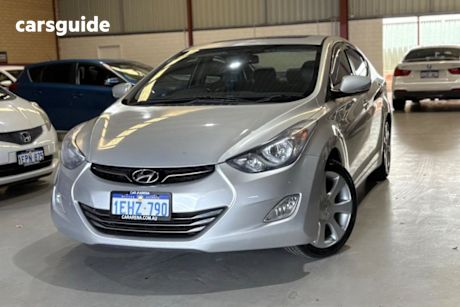 Silver 2013 Hyundai Elantra Sedan Premium