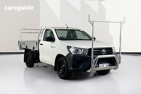 White 2021 Toyota Hilux Cab Chassis Workmate (4X2)
