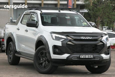 White 2025 Isuzu D-MAX Crew Cab Utility X-Terrain (4X4)
