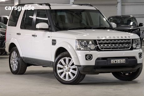 White 2014 Land Rover Discovery 4 Wagon 3.0 Tdv6