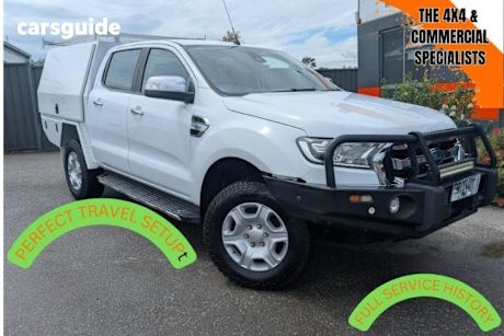 White 2018 Ford Ranger Double Cab Pick Up Xlt 3.2 (4X4)