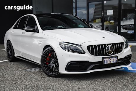 White 2019 Mercedes-Benz C63 Sedan S