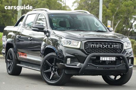 Black 2020 LDV T60 Double Cab Utility Trailrider 2 (4X4) D20