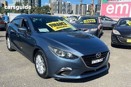Blue 2014 Mazda 3 Sedan Touring