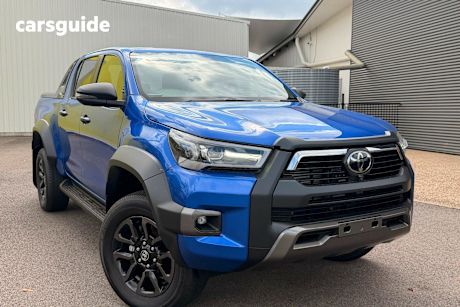 Blue 2024 Toyota Hilux Double Cab Pick Up Rogue 48V (4X4)