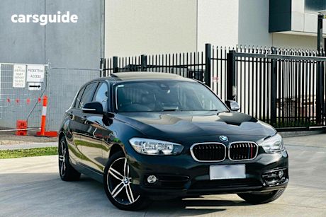 Black 2015 BMW 120I Hatch SPORT LINE F20 LCI