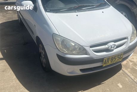 White 2007 Hyundai Getz Hatchback 1.6
