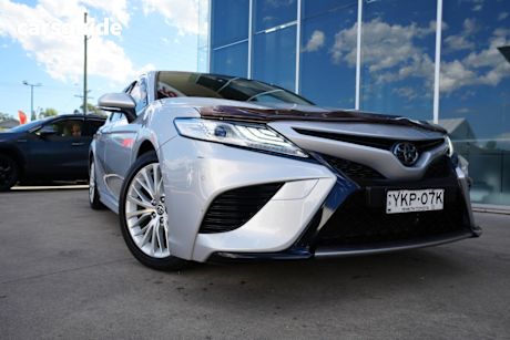 Silver 2019 Toyota Camry Sedan