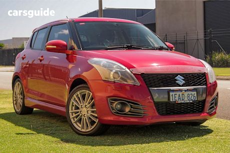 Red 2012 Suzuki Swift Hatchback Sport