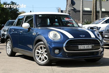 Blue 2015 Mini Cooper Hatchback 5D Hatch