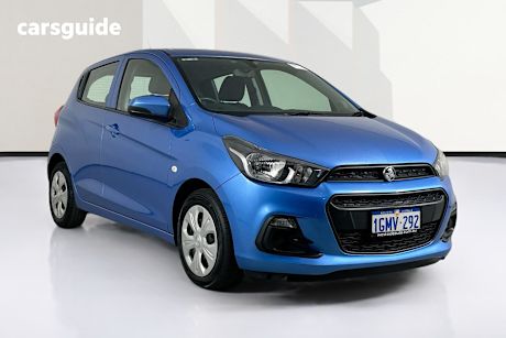 Blue 2017 Holden Spark Hatchback Ls