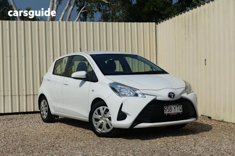 White 2018 Toyota Yaris Hatchback Ascent