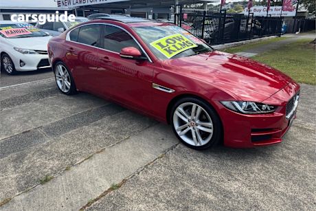 Red 2018 Jaguar XE Sedan 20D (132Kw) Prestige