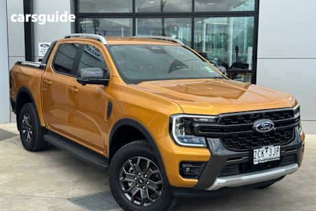 Yellow 2025 Ford Ranger Double Cab Pick Up Wildtrak 2.0 (4X4)