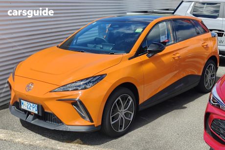 Orange 2024 MG MG4 Hatchback Essence Long Range 77 180Kw