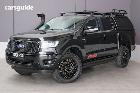 Black 2019 Ford Ranger Double Cab Pick Up Fx4 3.2 (4X4) Special Edition