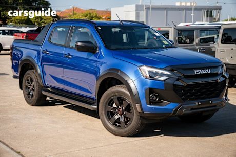 Blue 2025 Isuzu D-MAX Crew Cab Utility X-Terrain (4X4)