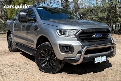 Grey 2020 Ford Ranger Double Cab Pick Up Wildtrak 2.0 (4X4)