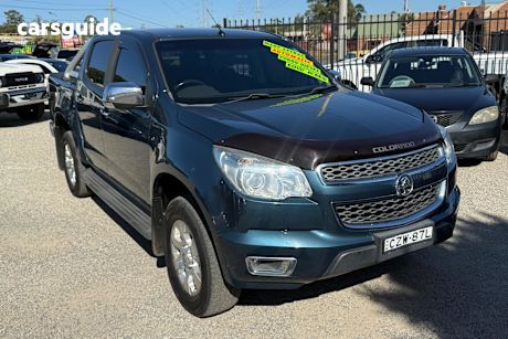 Blue 2015 Holden Colorado Crew Cab Pickup Ltz (4X2)