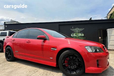 Red 2009 Holden Commodore Sedan Ss