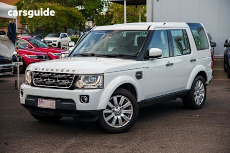 White 2014 Land Rover Discovery 4 Wagon 3.0 Tdv6