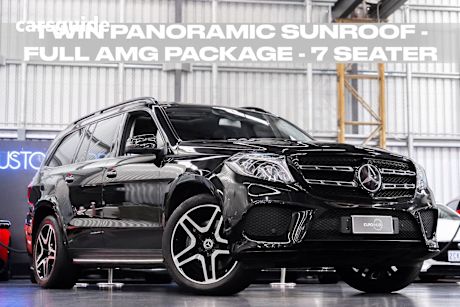 Black 2017 Mercedes-Benz GLS350 Wagon D 4Matic