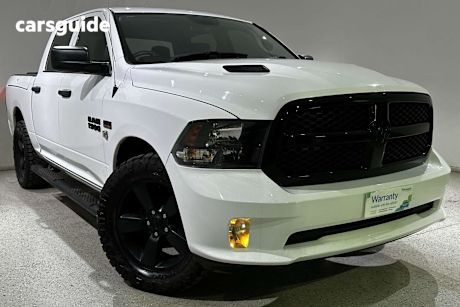 White 2021 RAM 1500 Crew Cab Utility Express Rambox