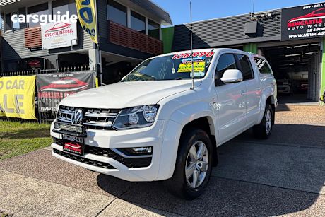 White 2018 Volkswagen Amarok Dual Cab Utility V6 Tdi 550 Highline