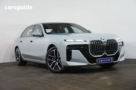 Grey 2023 BMW 740I Sedan Mhev