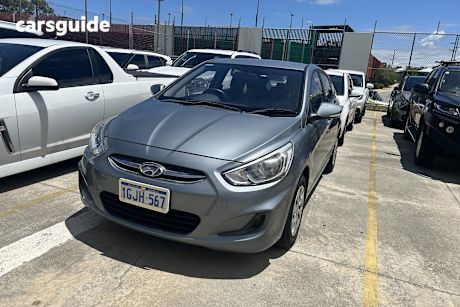 Silver 2017 Hyundai Accent Hatchback Active