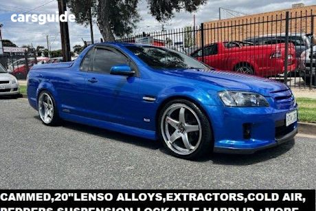 Blue 2008 Holden Commodore Utility Ss