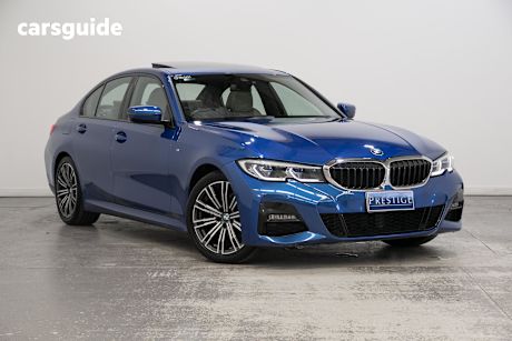 Blue 2021 BMW 320I Sedan M Sport