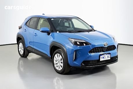 Blue 2023 Toyota Yaris Cross Wagon Gxl