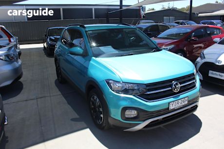 Blue 2021 Volkswagen T-Cross Wagon 85Tsi Life