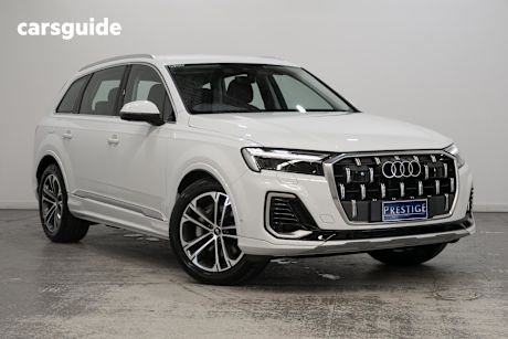 White 2025 Audi Q7 Wagon 45 Tdi Quattro Mhev