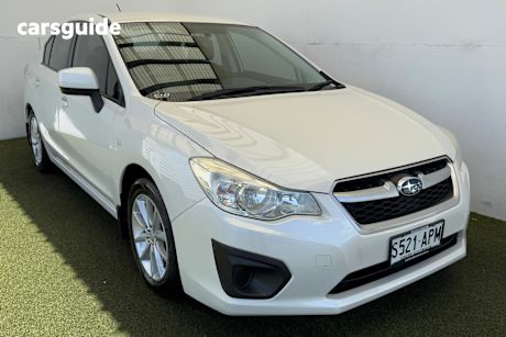 White 2012 Subaru Impreza Sedan 2.0I (Awd)