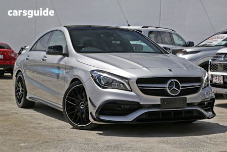 Silver 2018 Mercedes-Benz CLA45 Coupe 4Matic