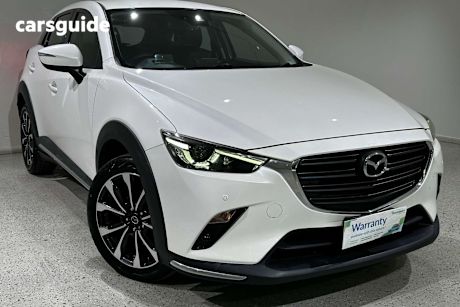 White 2018 Mazda CX-3 Wagon S Touring (Fwd) (5Yr)
