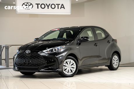 Black 2024 Toyota Yaris Hatchback Ascent Sport Hybrid