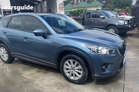 Blue 2013 Mazda CX-5 Wagon Maxx Sport (4X2)