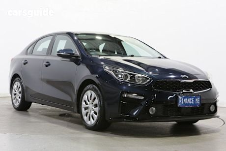 Blue 2021 Kia Cerato Sedan S