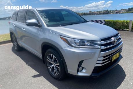 Silver 2017 Toyota Kluger Wagon Gx (4X4)