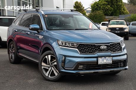 Blue 2021 Kia Sorento Wagon Sport+ 7 Seat
