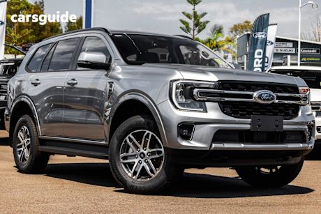 Silver 2024 Ford Everest Wagon Trend (Rwd)